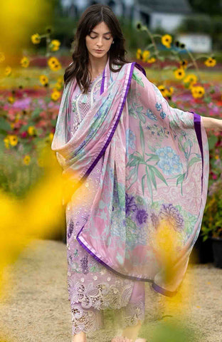 MUSHQ NEW PINK EMBROIDERED LUXURY LAWN COLLECTION