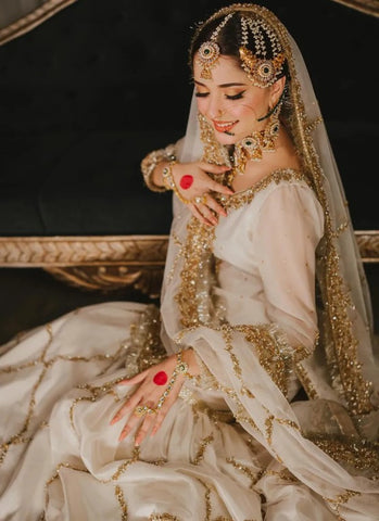 MAHA WAJAHAT NEW EXCLUSIVE BRIDAL GHARARA