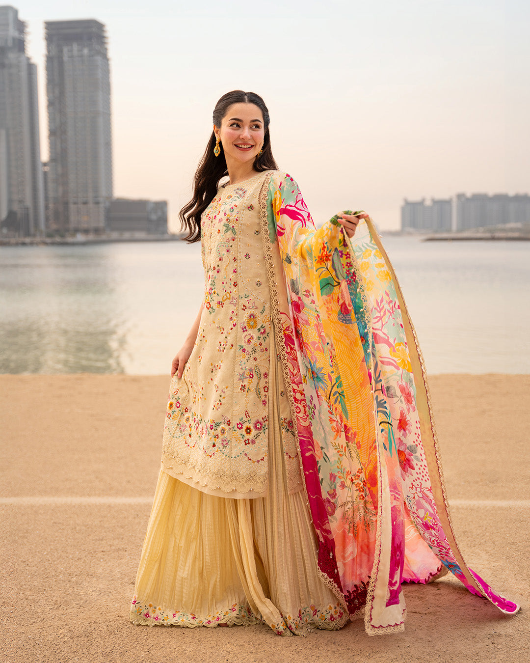 FAIZA SAQLAIN EMBROIDERED LUXURY LAWN COLLECTION