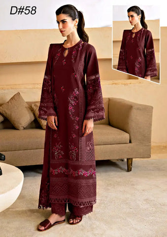 AZURE EMBROIDERED LUXURY LAWN COLLECTION