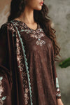 HADIZOUTFIT BROWN NEW LUXURY LAWN COLLECTION