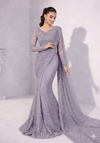 MARIA B NEW EXCLUSIVE NET SAREE EEZZ-281