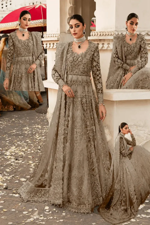 NAMEERA BY FAROOQ FONE NET BRIDAL MAXI ABZZZ-113