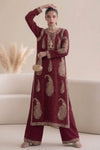 ETHNC NEW 2PC KAAFTAN STYLE SILK PARTY WEAR BFEZ-184
