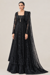 SORAYA NEW BLACK ORGANZA PARTY WEAR GDZZ-185