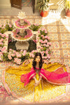 NAMEERA BY FAROOQ YELLOW NET BRIDAL MAXI AZEZZ-153