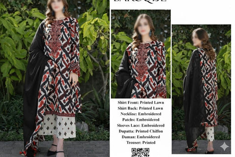BAROQUE NEW PRINTED LUXURY LAWN COLLECTION