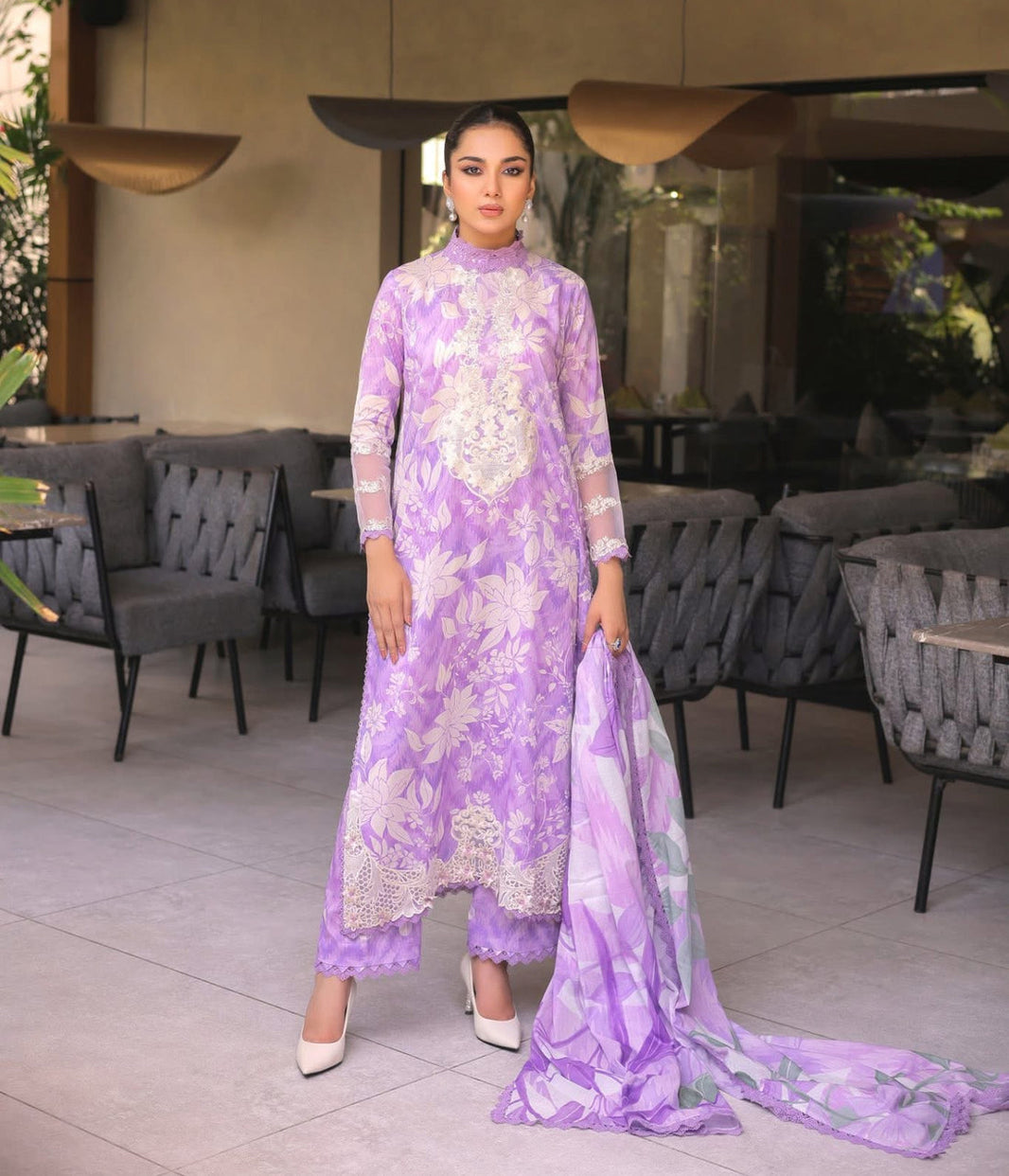 aneelas purple dress Aneela's Collection