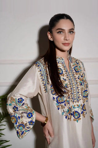 HADIZOUTFIT NEW RAW SILK PARTY WEAR