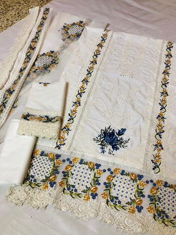 ANEELAS EMBROIDERED LUXURY LAWN COLLECTION