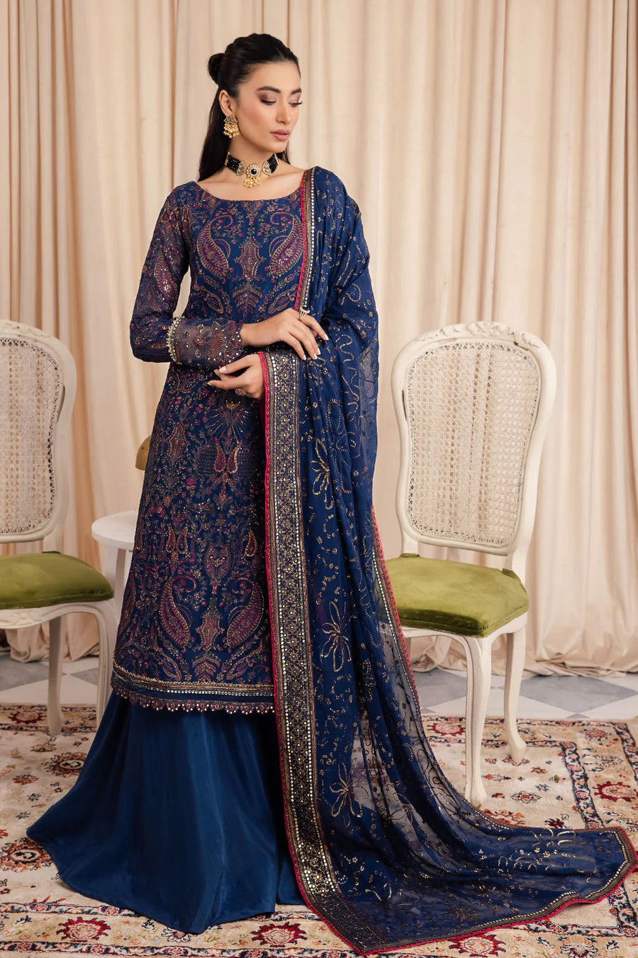 IZNIK NEW EXCLUSIVE ORGANZA GHARARA