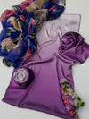 HADIZOUTFIT NEW DIGITAL PRINTED SILK FORMAL WEAR