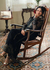 AZURE NEW BLACK CHIFFON PARTY WEAR CFEZ-118