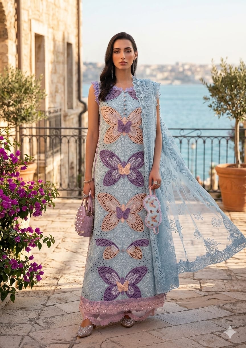 MARIA B NEW CHIKANKARI LUXURY LAWN COLLECTION