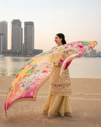 FAIZA SAQLAIN EMBROIDERED LUXURY LAWN COLLECTION