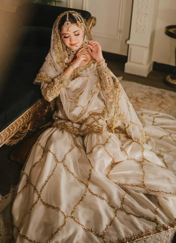 MAHA WAJAHAT NEW EXCLUSIVE BRIDAL GHARARA