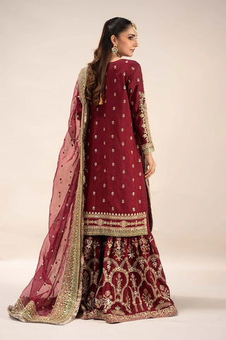 MARIA B NEW EXCLUSIVE RAW SILK PARTY WEAR HFZZ-034