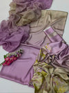 HADIZOUTFIT NEW DIGITAL PRINTED SILK FORMAL WEAR