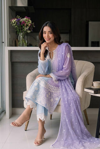 HADIZOUTFIT NEW TIE N DIE CHIFFON PARTY WEAR CHZZZ-168