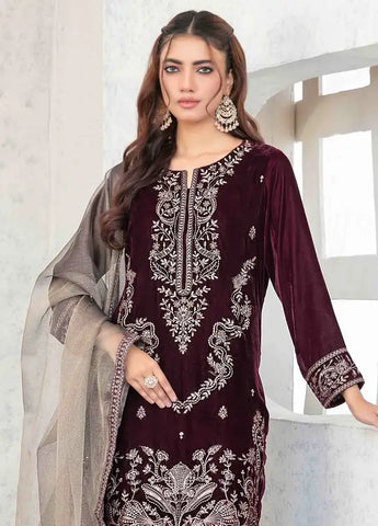 Tawakkal Fabrics Embroidered Velvet Suits