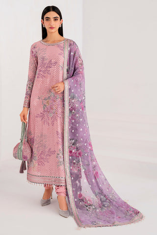 JAZMIN EXCLUSIVE CHIFFON UNSTITCHED 3PC PIECE SUITE