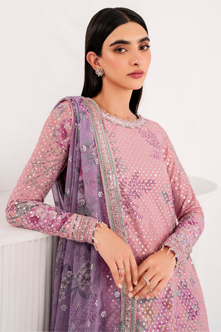 JAZMIN EXCLUSIVE CHIFFON UNSTITCHED 3PC PIECE SUITE