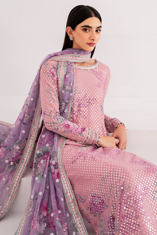 JAZMIN EXCLUSIVE CHIFFON UNSTITCHED 3PC PIECE SUITE