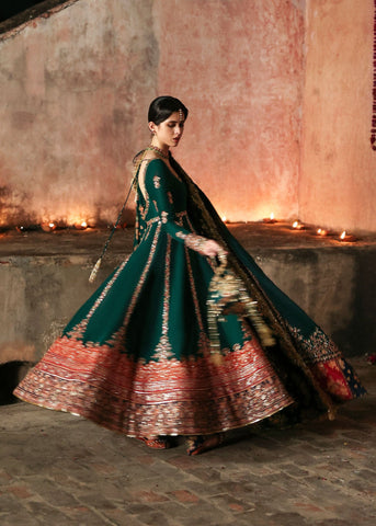HUSSAIN REHAR NEW RAW SILK MAXI