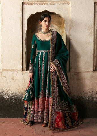 HUSSAIN REHAR NEW RAW SILK MAXI